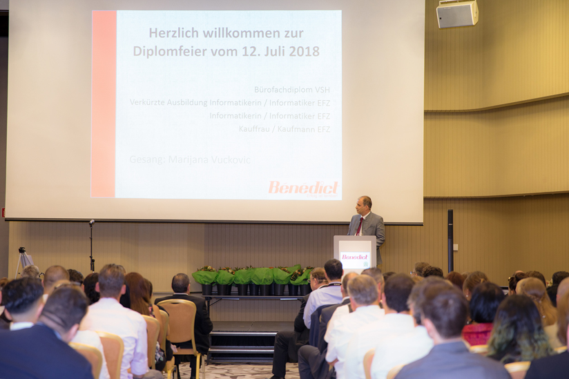 Diplomfeier Benedict / BVS Zürich, 12. Juli 2018
